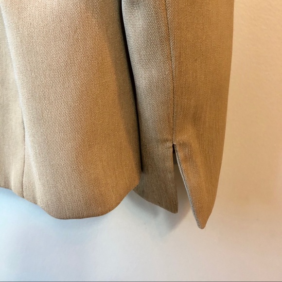Evan Piccone Brown Tan one-button Blazer Sz 14 - Picture 7 of 7